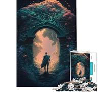 Rompecabezas para Adultos de 1000 Piezas Mundos místicos fantasía difícil y desafiante Regalo para Mujeres Juguete decoración de Pared para Mayores de 14 años 50x75cm