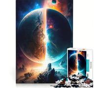 Rompecabezas para Adultos de 1000 Piezas Mundos Paralelos Juegos relajantes para desconectar intelectualmente Regalo de cumpleaños Regalo de Viaje 38x52cm