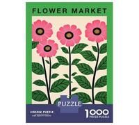 Rompecabezas para Adultos De 1000 Piezas Munich Flower Market Art Print Rompecabezas para Adultos Juego Práctico Alivia El Estrés Desafío Educativo 70x50cm/1000pcs