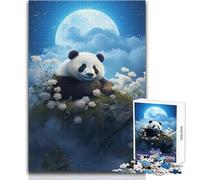 Rompecabezas para Adultos de 1000 Piezas, Mystic Panda, Juego Imposible, Corte de precisión, Regalo de Amigo Secreto, tamaño 38x52cm