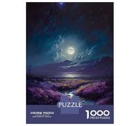 Rompecabezas para Adultos De 1000 Piezas Mystic Purple Mountain Rompecabezas para Adultos Juegos Familiares Mejora La Memoria Desafío Educativo 38x26cm/1000pcs