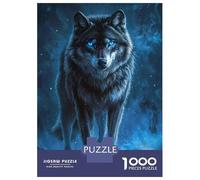 Rompecabezas para Adultos De 1000 Piezas Mystic Wolf Glow Rompecabezas para Adultos Juguetes Antiestrés Regalos para Mujeres Cumpleaños Y Navidad 52x38cm/1000pcs