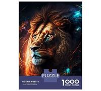 Rompecabezas para Adultos De 1000 Piezas Mystical Lion Rompecabezas para Adultos Juegos Divertidos para La Diversión Familiar Juego Desafiante Regalos 70x50cm/1000pcs