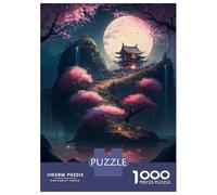 Rompecabezas para Adultos De 1000 Piezas Mystical Night The Lake Rompecabezas para Adultos Juego De Ingenio Desafío Difícil Gran Regalo para Los Amantes De Los Juegos 38x26cm/1000pcs