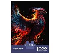 Rompecabezas para Adultos De 1000 Piezas Mystical Phoenix Art Rompecabezas para Adultos Juego De Ingenio Desafío Difícil Gran Regalo para Los Amantes De Los Juegos 38x26cm/1000pcs