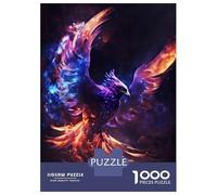 Rompecabezas para Adultos De 1000 Piezas Mystical Phoenix Rompecabezas para Adultos Juego De Ingenio Desafío Difícil Gran Regalo para Los Amantes De Los Juegos 52x38cm/1000pcs