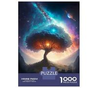 Rompecabezas para Adultos De 1000 Piezas Mystical Space Tree Rompecabezas para Adultos Juego Práctico Corte De Precisión 38x26cm/1000pcs