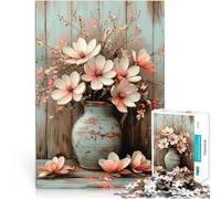 Rompecabezas para Adultos de 1000 Piezas Naturaleza Muerta Floral para el Juguete de desafío de Juego Educativo Gran Regalo 38x26cm