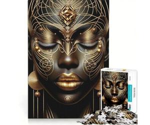 Rompecabezas para Adultos de 1000 Piezas NBWO Diosa Africana Juegos educativos decoración Cada Pieza es única 50x75cm