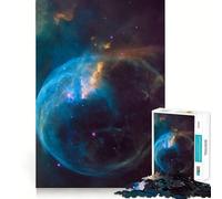 Rompecabezas para Adultos de 1000 Piezas Nebulosa de Burbujas en el Espacio Profundo Arte de Corte preciso Juguete de Juego cognitivo Tiempo de Juego Relajante Decoración navideña para la Pared
