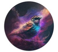Rompecabezas para Adultos de 1000 Piezas, Nebulosa Gorrión, Rompecabezas Redondo de 1000 Piezas, Ideal para decoración y Regalo de ingenio, 67,5 x 67,5 cm