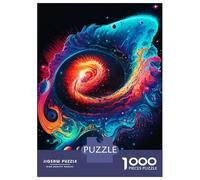 Rompecabezas para Adultos De 1000 Piezas Neon Galaxy Pop Art Rompecabezas Juego De Ingenio Aliviador del Estrés Difícil Y Desafiante 70x50cm/1000pcs