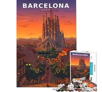 Rompecabezas para Adultos de 1000 Piezas Neon Reverie Over Sacred Towers Diversión en casa Mejora la Memoria Juguetes de decoración para el hogar para Mayores de 14 años Juego (50x75cm)