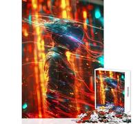 Rompecabezas para Adultos de 1000 Piezas Neural Blaze Juguete Educativo Gran Regalo para Juegos Juego Imposible Potencia el Amor Entre Parejas tamaño 50x75cm
