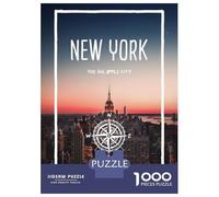 Rompecabezas para Adultos De 1000 Piezas New York City US Big Apple Rompecabezas para Adultos Juegos Familiares Decoración Perfecta Cumpleaños Y Navidad 52x38cm/1000pcs