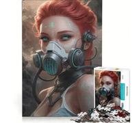 Rompecabezas para Adultos de 1000 Piezas Niña Guardiana Neón Juegos educativos decoración Cada Pieza es única 38x52cm