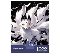 Rompecabezas para Adultos De 1000 Piezas Nine-Tailed Fox Digital Art Rompecabezas para Adultos Juegos Divertidos para La Diversión Familiar Juego Desafiante Regalos 52x38cm/1000pcs