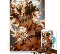 Rompecabezas para Adultos de 1000 Piezas NINFA del árbol con Ojos Brillantes, Corte Premium, Divertido, lógico, Juguete, fácil de Usar, decoración navideña para la Pared (38x26cm)