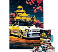 Rompecabezas para Adultos de 1000 Piezas Nissan Silvia Juego japonés Relajante para Juegos educativos desafío Juguete Regalos de cumpleaños decoración de Pared (tamaño 38x52cm)