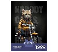 Rompecabezas para Adultos De 1000 Piezas Nobody Cares Work Harder Rompecabezas para Adultos Juguetes Antiestrés Corte De Precisión Juego Desafiante Regalos 52x38cm/1000pcs