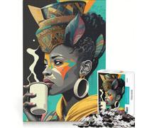 Rompecabezas para Adultos de 1000 Piezas Nos Encanta el café Juego Educativo para divertirse en Familia Regalo para Toda la Familia 50x75cm