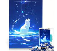 Rompecabezas para Adultos de 1000 Piezas Nutria Celestial, Juego práctico, Actividades Divertidas para Hacer en casa, fortalece el Amor Entre Parejas 50x75cm