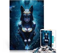 Rompecabezas para Adultos de 1000 Piezas Oasis Nocturno Cleopatra Competición de Velocidad de Manos Mejorar el Amor Entre Parejas 75x50cm