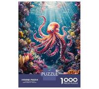 Rompecabezas para Adultos De 1000 Piezas Ocean Life Poster Rompecabezas para Adultos Juego Práctico Decoración De Pared para Cumpleaños, Navidad 38x26cm/1000pcs