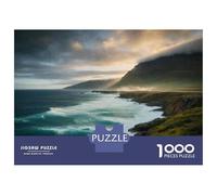 Rompecabezas Para Adultos De 1000 Piezas Ocean Waves Crashing Against Rocky Coastline Rompecabezas Para Adultos Juegos Familiares Arte De Pared Oferta Como Regalos Para Toda La Familia 52x38cm/1000pcs