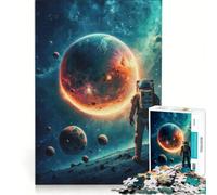 Rompecabezas para Adultos de 1000 Piezas, Odisea Cósmica, Juegos relajantes, para Pasar el Tiempo en casa, un Gran Regalo para los Amantes de los Videojuegos 38x26cm
