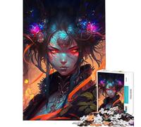 Rompecabezas para Adultos de 1000 Piezas Oiran Manga Girl V Actividades Divertidas en casa Pero Juegos relajantes y Divertidos para Mayores de 14 años Juego de Rompecabezas ofrecido (50x75cm)