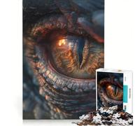 Rompecabezas para Adultos de 1000 Piezas Ojo de Dragón, Juegos de relajación, Interacción Entre Padres e Hijos, Colección de Artistas, Bellas Artes 50x75cm