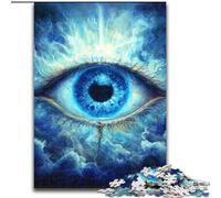 Rompecabezas para Adultos de 1000 Piezas, Ojo Mágico, Juego Interactivo Familiar, navideño, Juego de Actividades Familiares, 50x75cm