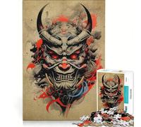 Rompecabezas para Adultos de 1000 Piezas Oni Samurai No Juego de ingenio para divertirse en Familia Lista de Deseos con Papá Noel 38x26cm