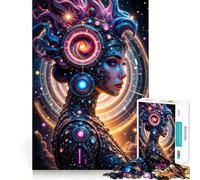 Rompecabezas para Adultos de 1000 Piezas Oráculo Celestial Pieza de Corte Limpio Juego de Habilidad Mental Juego de Tiempo Libre Pieza de Arte navideña (50x75cm)