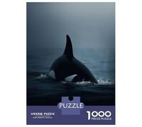 Rompecabezas para Adultos De 1000 Piezas Orca Whale from The Depths Rompecabezas para Adultos Juego De Ingenio Regalos para Mujeres Actividades Divertidas En Casa 38x26cm/1000pcs