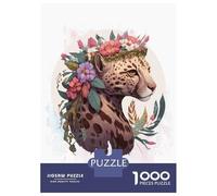 Rompecabezas para Adultos De 1000 Piezas Ornate Wolf Head Portrait Rompecabezas para Adultos Juego Familiar Pero Divertido Y Humorístico Cumpleaños 70x50cm/1000pcs
