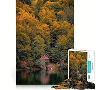 Rompecabezas para Adultos de 1000 Piezas,Otoño en Baviera,Diseño Limpio y Funcional,Ideal para ejercitar la Mente,Momento Acogedor,Regalo de cumpleaños (38x26cm)