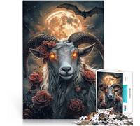 Rompecabezas para Adultos de 1000 Piezas Oveja desafortunada Juguete Educativo Intelectual descompresor Mejorar el Amor Entre Parejas 38x26cm