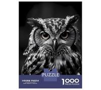 Rompecabezas para Adultos De 1000 Piezas Owl Bird Rompecabezas para Adultos Juego Práctico Análisis Y Lógica Cumpleaños Y Navidad 52x38cm/1000pcs
