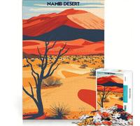 Rompecabezas para Adultos de 1000 Piezas Paisaje del Desierto de Namib Juego Imposible Mejora la Memoria con Piezas de Formas aleatorias Que encajan Perfectamente 50x75cm