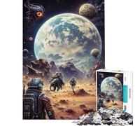 Rompecabezas para Adultos de 1000 Piezas Paisaje Extraterrestre Un desafío Educativo para aliviar el estrés Juguetes antiestrés para Mayores de 14 años (38x52cm)