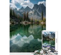 Rompecabezas para Adultos de 1000 Piezas Paisaje Natural Juguete Educativo Regalo de Amigo Secreto Juegos Divertidos para Mejorar el Amor en Pareja tamaño 38x52cm