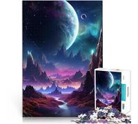 Rompecabezas para Adultos de 1000 Piezas Paisaje onírico del Universo cósmico Juguetes de Juego Toda la Familia. 38x26cm