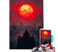 Rompecabezas para Adultos de 1000 Piezas Paisaje Urbano Humanidad Juego Educativo Juguete Juego Intelectual Gran Regalo para los Amantes de los Juegos desafío difícil (tamaño 50x75cm)