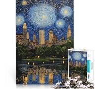 Rompecabezas para Adultos de 1000 Piezas Paisajes y símbolos de la Belleza Hecho de Madera para Mayores de 14 años Aprendizaje Educativo Gran Regalo tamaño：50x75cm