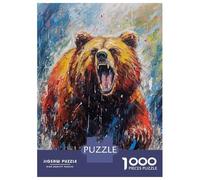 Rompecabezas para Adultos De 1000 Piezas Palette Bear Painting Rompecabezas para Adultos Juguetes Antiestrés Corte De Precisión Interacción Entre Padres E Hijos 38x26cm/1000pcs
