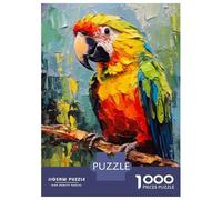 Rompecabezas para Adultos De 1000 Piezas Palette Parrot Painting Rompecabezas para Adultos Juegos Relajantes Decoración Cumpleaños 38x26cm/1000pcs