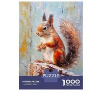 Rompecabezas para Adultos De 1000 Piezas Palette Squirrel Painting Rompecabezas para Adultos Juguete Decoración De Pared Decoración del Hogar Regalos para Amigos Y Familiares 38x26cm/1000pcs