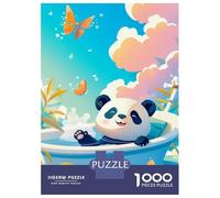 Rompecabezas Para Adultos De 1000 Piezas Panda Bath Time Poster, Picture, Metal Print, Paint by EKIM Rompecabezas Para Adultos Juegos Relajantes Alivia El Estrés Ayuda A Ejercitar El Cerebro 70x50cm/1